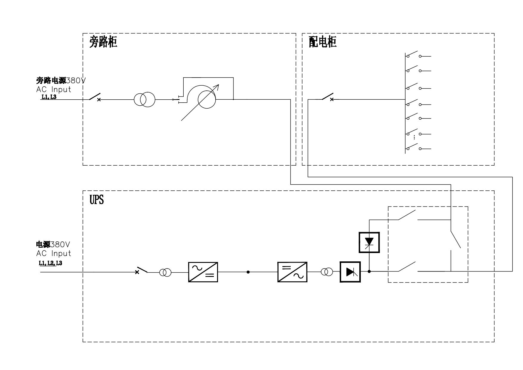 02-UPS裝置係統原理圖