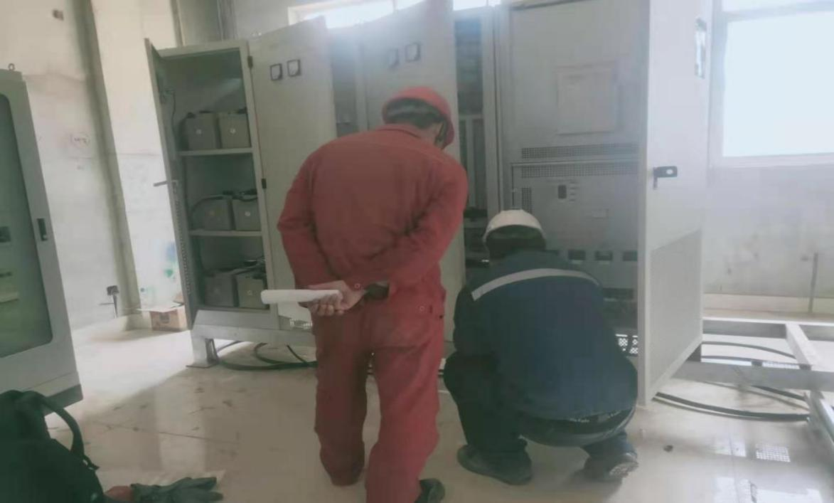 技術人員旁路櫃檢查接線圖